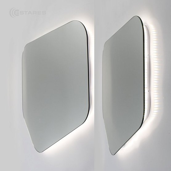 Управляемый светодиодный светильник-зеркало MONDO-III 18W T-600x600-ON/OFF-MIRROR-220V-IP44